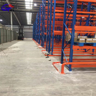 Steel Very Narrow Aisle Pallet Racking , Vna Warehouse Racking OEM acceptable