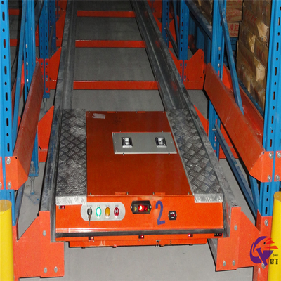Supermarket Radio Shuttle Racking System Powder Coating Surface 1200x1200x3600mm