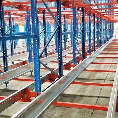 Adjustable Pallet Shuttle Racking System for Heavy Duty Load 1000-1500kg Capacity