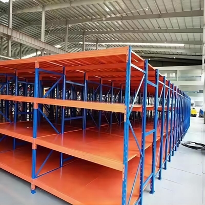 Customized Medium Duty Long Span Rack Shelving For Warehouse Supermarket Store