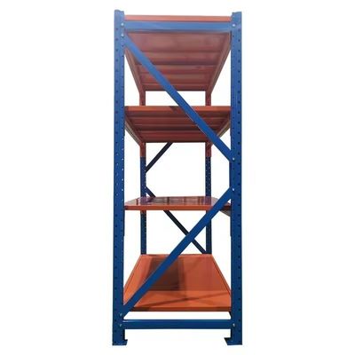 200 USD Support Adjustable Medium Duty Cold-Rolled Steel Shelf Rack Warehouse Supermarket