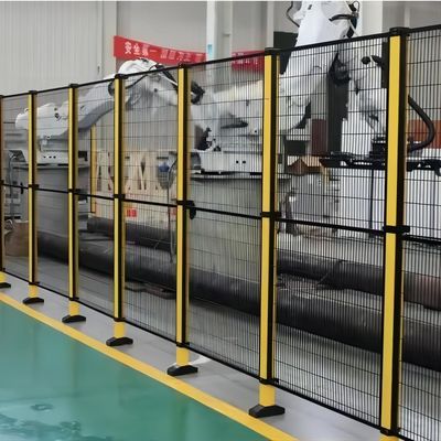 Mechanical Guardrail Warehouse Equipment Protection Floor Isolation Net Height 0-5m