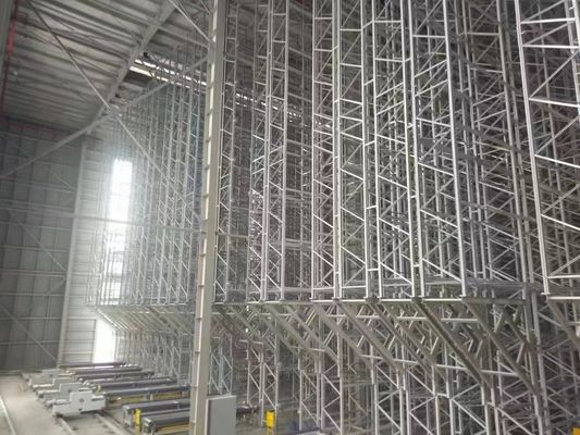 Advanced And User-Friendly Automatic Technology ASRS Racking For Closed Open Storage Height 15m