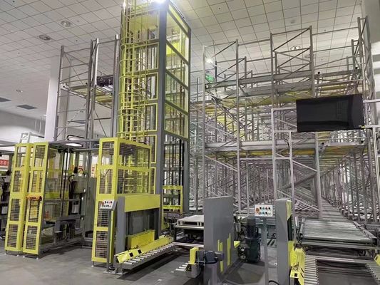 Advanced And User-Friendly Automatic Technology ASRS Racking For Closed Open Storage Height 15m