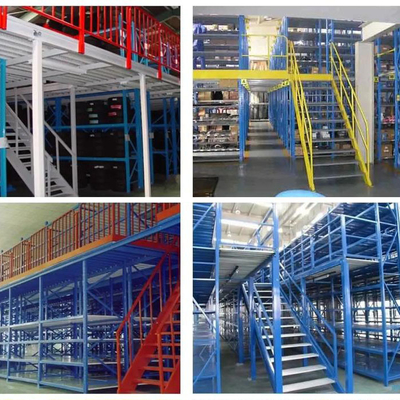 Adjustable Mezzanine Floor Racking For Conventional Warehouse Storage Custom Design