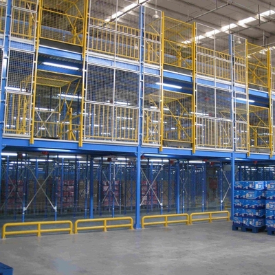 Adjustable Mezzanine Floor Racking For Conventional Warehouse Storage Custom Design
