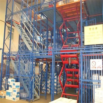 RAL-systeem Kleur Mezzanine opslagsysteem Capaciteit 300-1500 Kgs per m2
