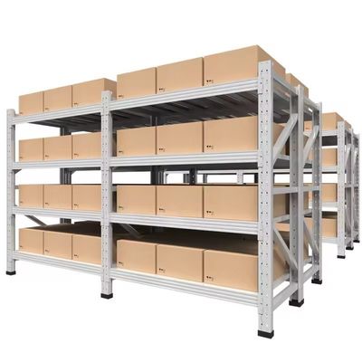 Height 0-5m Certificated Warehouse Storage Middle Duty Industrial Shelves 150kg Capacity