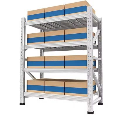 Height 0-5m Certificated Warehouse Storage Middle Duty Industrial Shelves 150kg Capacity