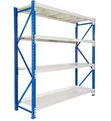Height 0-5m Certificated Warehouse Storage Middle Duty Industrial Shelves 150kg Capacity