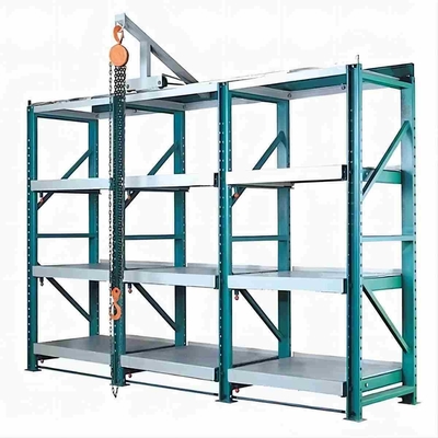 3100*600*2000 Closed Open Powder Coated Mold Rack For Industrial Organization