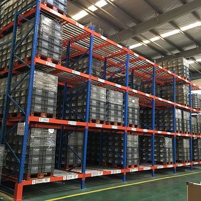 Staalpalletopslag Fifo-stroomrek voor magazijnapparatuur