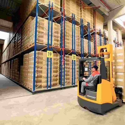 Warehouse Vertical Storage System Height 5-15m for Mobile Pallet Racking Development