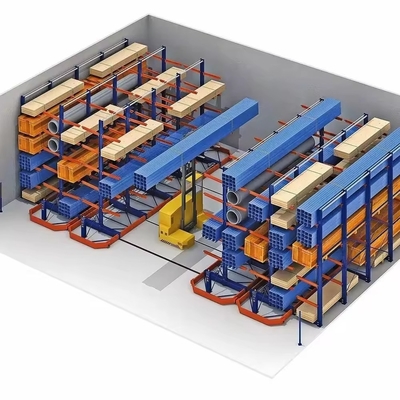 Warehouse Vertical Storage System Height 5-15m for Mobile Pallet Racking Development