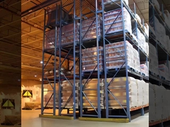 Heavy Duty Double Deep Pallet Racking voor supermarkt magazijn aanpassing